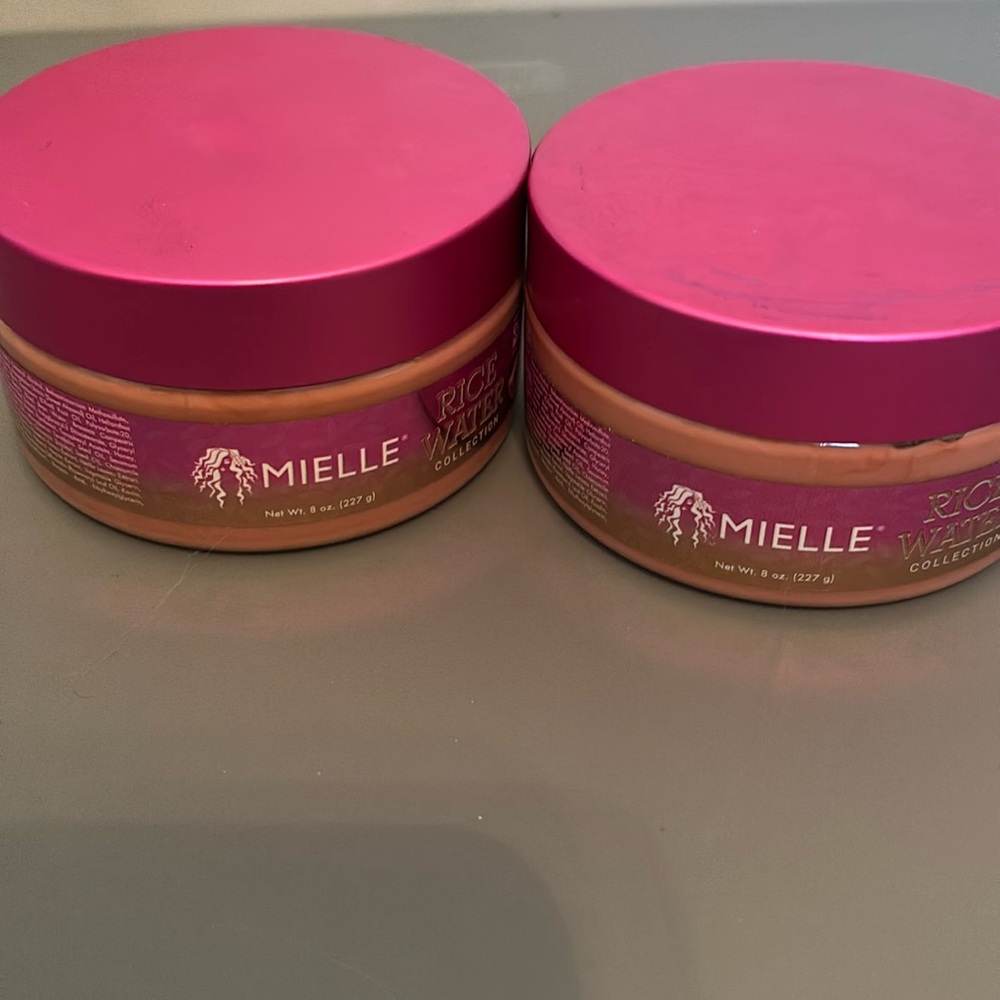 MIELLE - SET OF (2) RICE WATER CLAY MASQUE FOR HAIR/SKIN